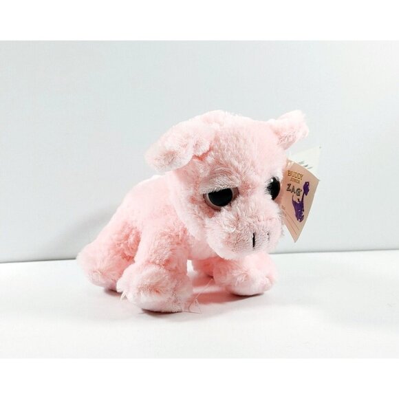 ZAG Buddy Junior Pink Pig Plush Pixie Jr. Stuffed Animal 5" NEW PL-202 - Picture 1 of 5